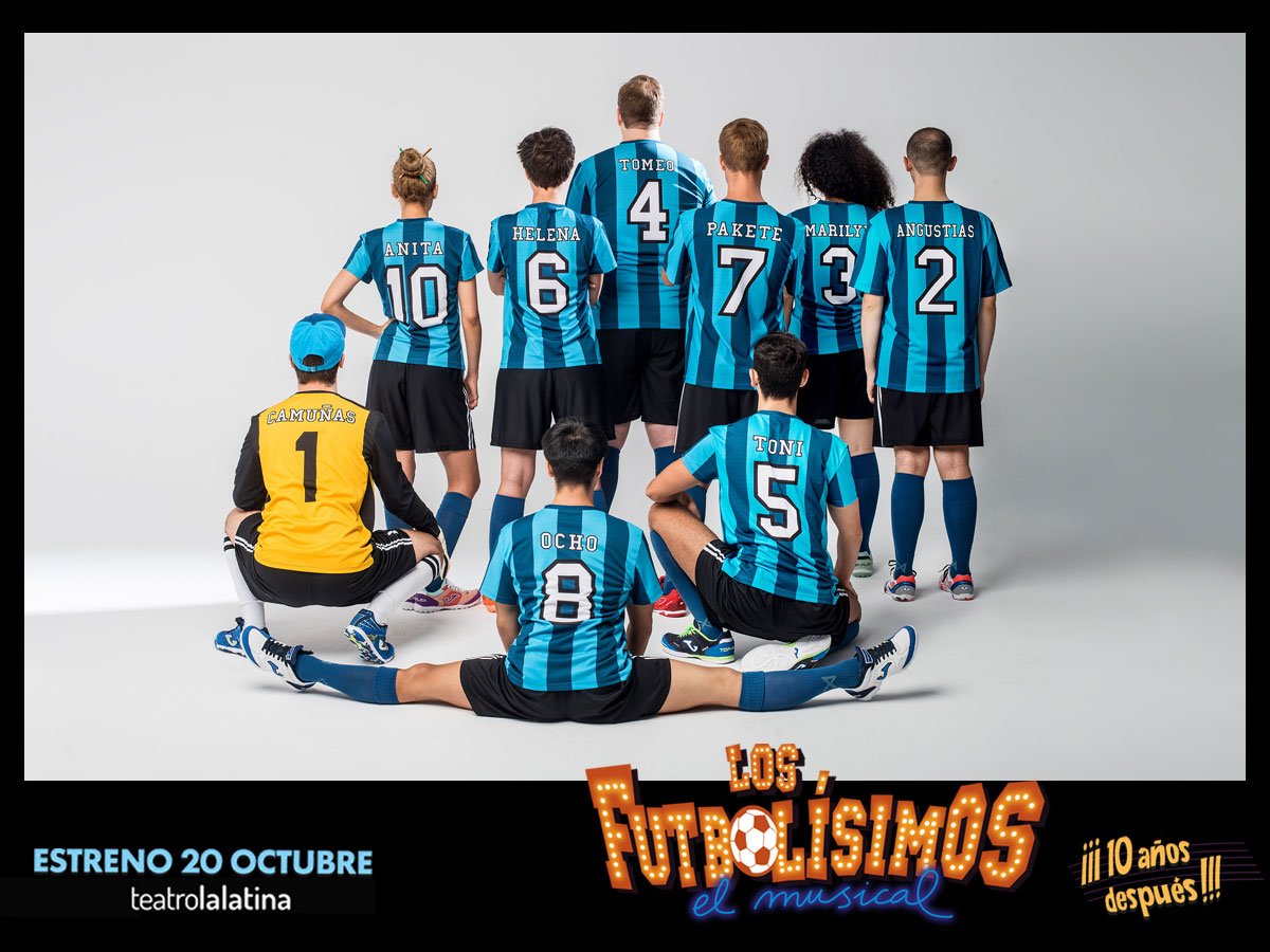 Futbolisimos_'s tweet photo. El Soto Alto Fútbol Club está entrenando duro para uno de los partidos más importantes... uno que se disputará 10 años después... el próximo 20 de octubre en el @TeatroLaLatina 
¡Pronto os descubriremos quién es quién, hoy alguna pista más! ⚽⚽ #LosFutbolísimosMusical https://t.co/DyrmtcWjY0