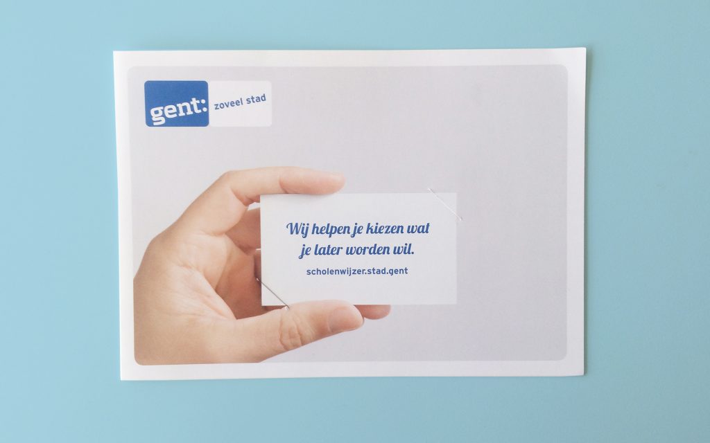 bpostmedia's tweet photo. Back to school! "What do you want to be when you grow up?" Choosing a school that fits your needs can be a difficult task. @Stadgent and @thefatladyBE helped students out with a hyperpersonalized  #DirectMail! 

#backtoschool #hyperpersonalisation https://t.co/RP9C87H5va