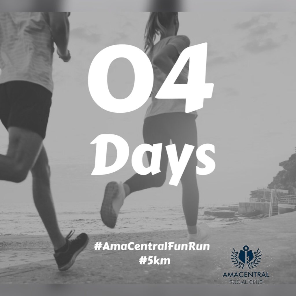 AmacentralC's tweet photo. The day is almost here. Hope you’re ready !!!! 4 days to go. The #AmaCentralFunRun is not to be missed.  Get your tickets now. #FunRun #Running #Exercise #HealthIsWealth #HealthyLifestyle https://t.co/2nNmHuUop2
