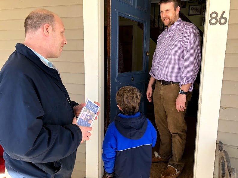 BloomyCommittee's tweet photo. As the #primary is tomorrow - here's a look back at the past 12 months of this campaign! We have fought hard and maintained our integrity throughout.

We canvassed through the rain, sleet, heat and snow.

Remember to vote Benjamin #Bloomenthal, #Democrat for State Rep!  #mapoli https://t.co/wm3VkgXVqA