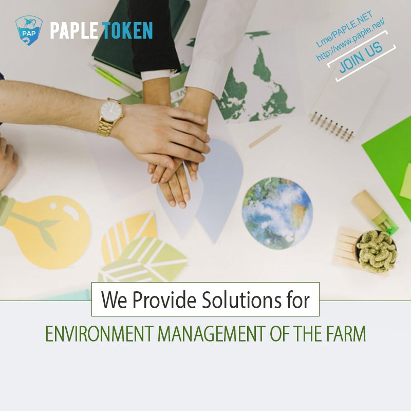 papletoken's tweet photo. Through implementing environmental management practices, #PAPLE shows farms how they can use new technology to achieve greater efficiency
Visit: https://t.co/rBayr4z78m
#blockchain #organic #organicfarming #farming #farmer #foodadultration #Gohealthy #healthydiet #papletoken https://t.co/cF6f5VyHBj