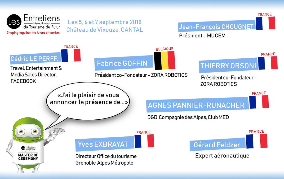 LesEITF's tweet photo. Ils ont répondu présents pour participer aux prochains #EITF !
Nous vous attendons nombreux aux côtés de ces #experts du #tourisme du 5 au 7 septembre ! C'est bientôt, inscrivez-vous ici !👉https://t.co/I7zpRK1O4M https://t.co/4c3iKGPcwc