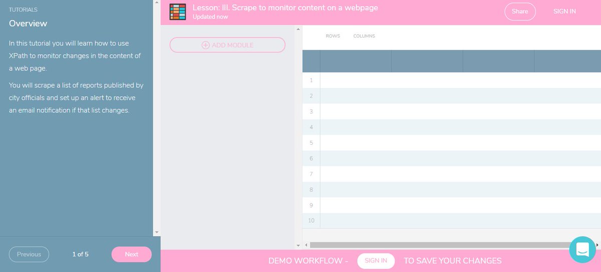 DagmedyaVeri's tweet image. Workbench&apos;de yeni özellik, kod bilgisi olmadan siteleri kazı, veri topla! Ve kazıdığın sitede değişiklik olduğunda düzenli olarak e-posta ile edin! #scrapewebsites  #scrape #ddj #dataviz #vg #datajournalism #verihaberciliği