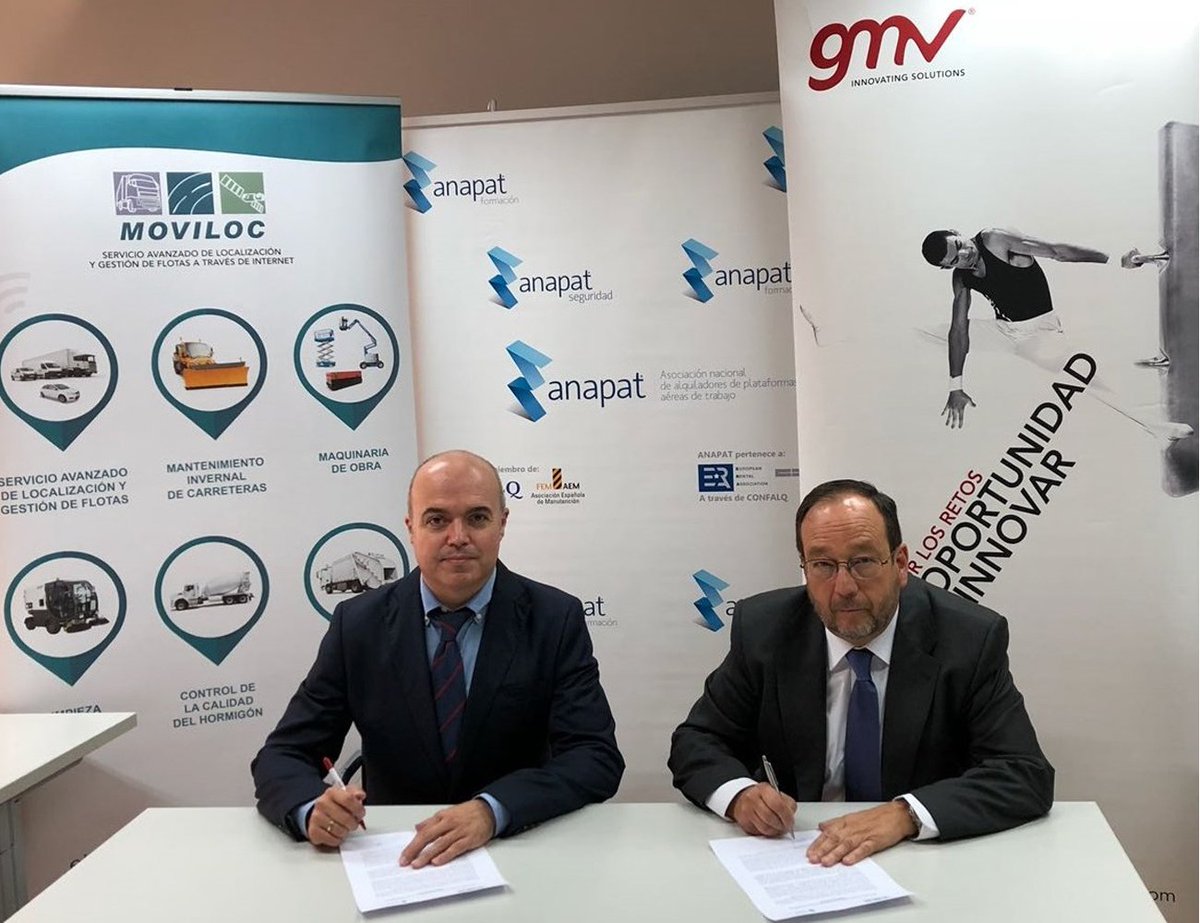 infoGMV_es's tweet photo. #Moviloc, la solución de GMV para gestión telemática de flotas, y @AnapatAlquiler firman un acuerdo de colaboración
https://t.co/kQkL97I9hn https://t.co/fRqhvkYt6x