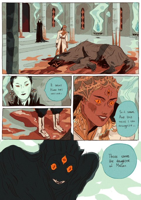 Hey, more Lùthien stuff ! I tried doing some rough test pages and I'm having a lot of fun over there 