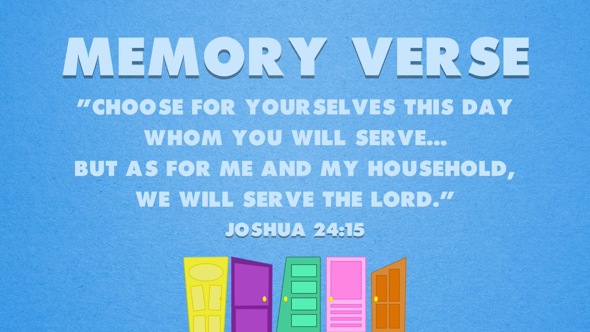 PCBKids's tweet photo. Each month, we challenge our K-5th graders to memorize our Verse of the Month in Collide. This month, our verse comes from Joshua 24:15. If you didn't get a verse card on your way out yesterday, be sure to ask for one next Sunday! #MemoryVerseMonday PCBKids #PCBKidsCollide https://t.co/IZaAi1c4tK
