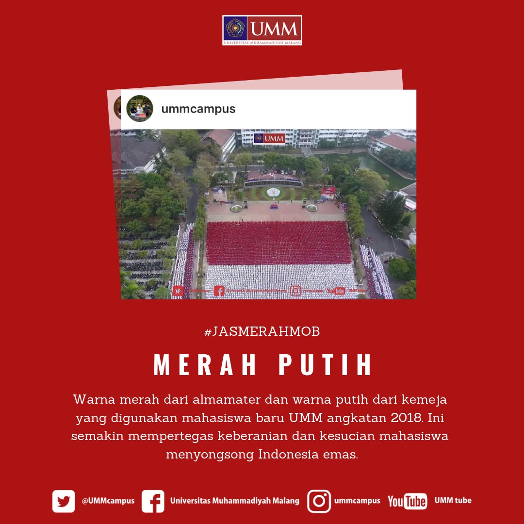 UMMcampus's tweet photo. VIRAL, INI 7 FORMASI ASLI #PesmabaUMM2018

Di tengah semangat para mahasiswa baru UMM meneriakkan semangat kebangsaan melalui #JasMerahMob, ada pihak-pihak yang tidak bertanggung jawab dengan sengaja mengedit hasil formasi.

#UMMCampus
#LombokKuat https://t.co/t593QsAvCq
