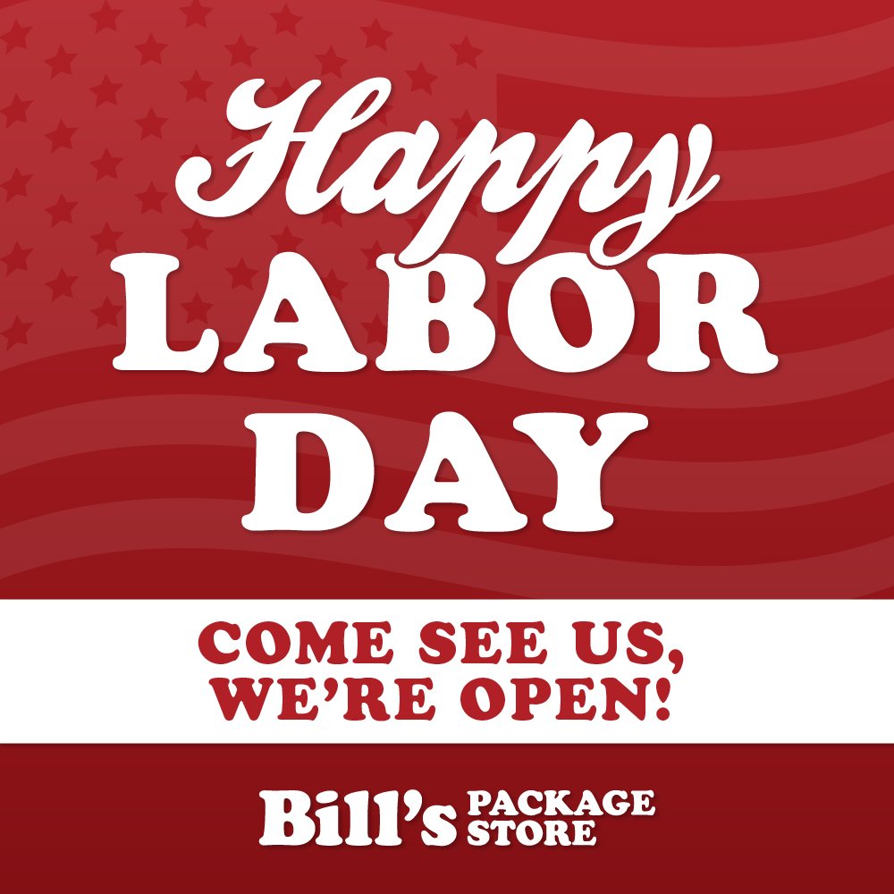 bills_package's tweet photo. Is your liquor cabinet stocked up for the weekend? Remember, #BillsPackageStore will be open today for those last minute purchases! #LaborDay https://t.co/qAmmWwj6TZ