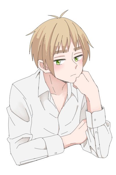 頬杖のtwitterイラスト検索結果 古い順