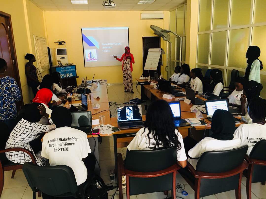 berangillen's tweet photo. Bridging the Gender gap in STEM. Great job @gamchixOrg for a wonderful two day session ... @GirlsinTech @ThinkYoungWomen @womenintech @HackathonGirls #gambia https://t.co/hHmYAzkY9Z