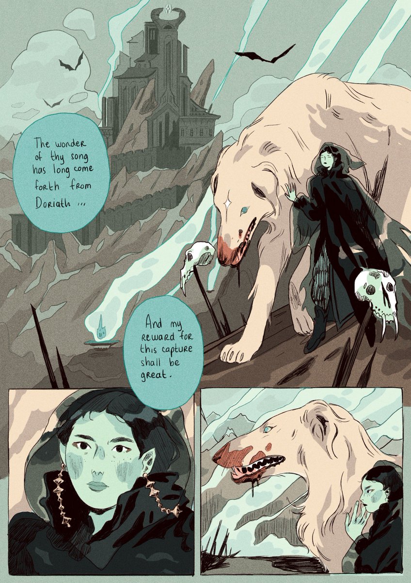 Hey, more Lùthien stuff ! I tried doing some rough test pages and I'm having a lot of fun over there 