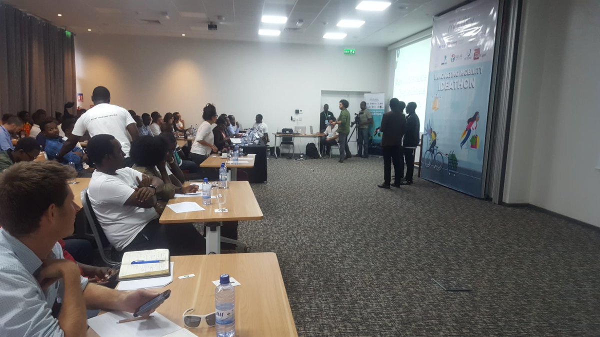 ImpactHubKigali's tweet photo. #InnovatingMobility @ToyotaMobFdn 
Innovating Mobility Ideathon
Final pitch from TEAM ALPHA. Platform for transportation of goods.
@RISARWANDA
@RwandaIndustry
@AIMS_Next @acgrouprw
@fablabrw @DMMHeHe
@RwandaInfra @CityofKigali 
@RealSmartAfrica @RURA_RWANDA @RwandaICT @NCSTRwanda https://t.co/MYULPK7CaN