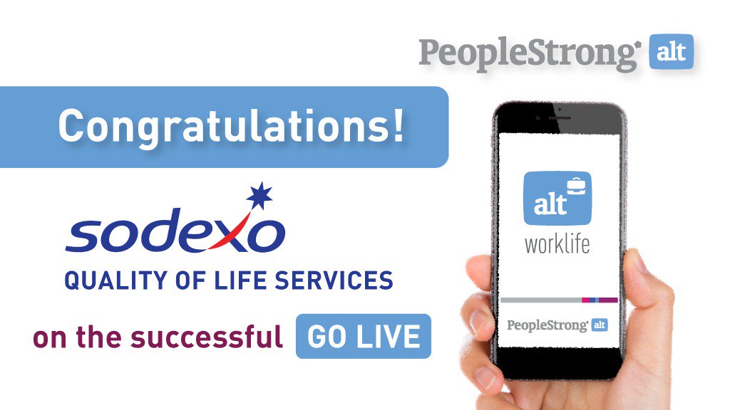 peoplestrong's tweet photo. Congratulations and welcome @SodexoIndia SVC Pvt. Ltd. for go-live on @peoplestrong #Alt and joining our tribe of over 200+ enterprises #SimplifyingWorklife across #India https://t.co/NtCTpqrRds
