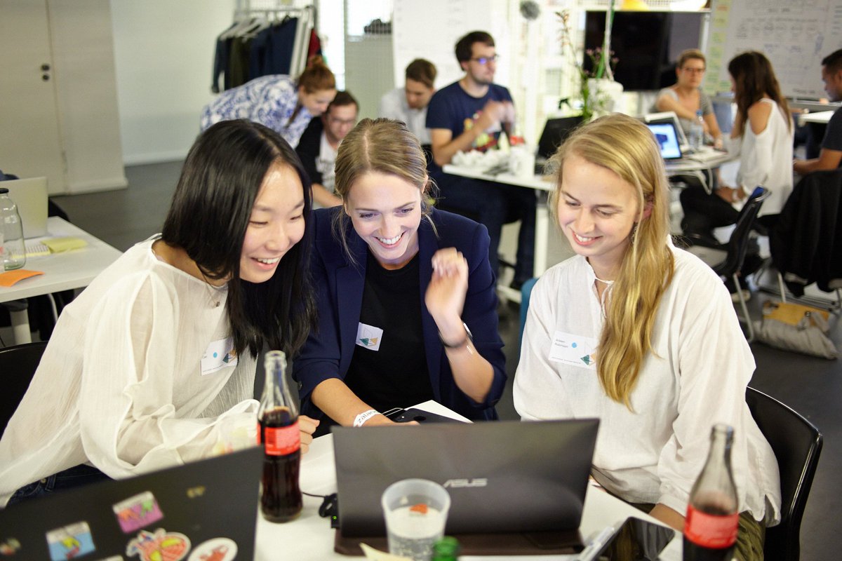 N3XTCODER's tweet photo. Yes we Hack!
Catch a glimpse from our #HackathonforSupplyChainTransparency Big thanks to our partners @VWGroup_DE @ZalandoTech @adidas and all the participants that supported @WikiRate @circularfsystem @toladata @circularise @Control__Union & @Clothparency_ #hackSCT18 #socent https://t.co/eSOK8TeS42