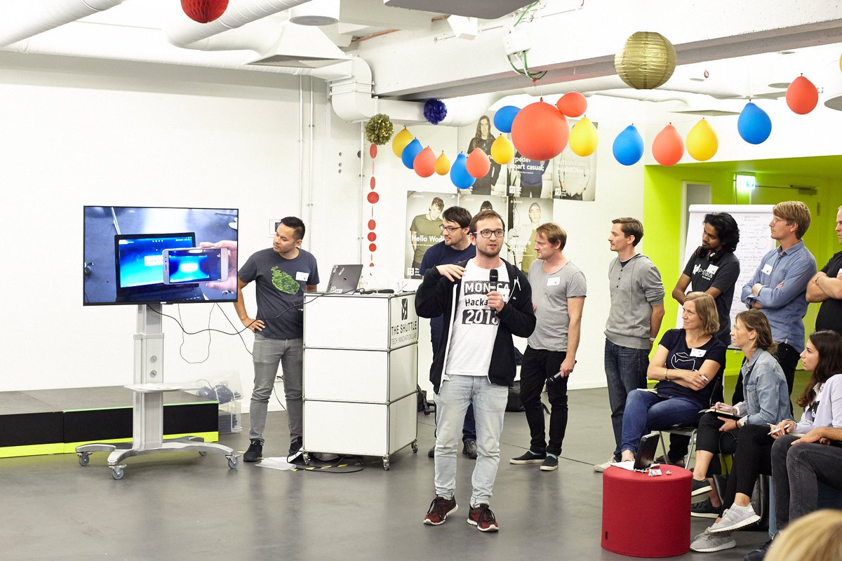 N3XTCODER's tweet photo. Yes we Hack!
Catch a glimpse from our #HackathonforSupplyChainTransparency Big thanks to our partners @VWGroup_DE @ZalandoTech @adidas and all the participants that supported @WikiRate @circularfsystem @toladata @circularise @Control__Union & @Clothparency_ #hackSCT18 #socent https://t.co/eSOK8TeS42