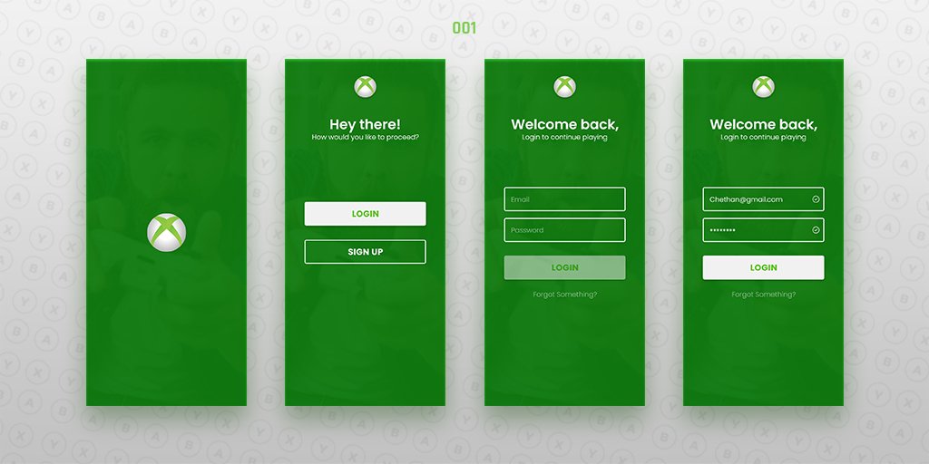 KvsChethan's tweet photo. Presenting my First Design for the Daily UI Challenge. 
Made using Adobe XD! 
001 - Login Screen 

#dailyui #001 https://t.co/UYtPqMt4KO