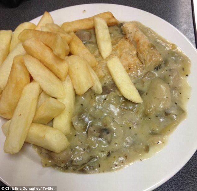 Scary hospital food! an actual meal served to a patient at a U.K. hospital. #healthyeating #health