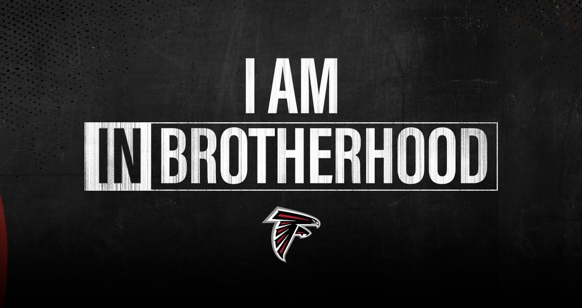 AtlantaFalcons's tweet photo. You know what to do. RT to show the world you're with us. 

#InBrotherhood https://t.co/P3MZEpBA2K