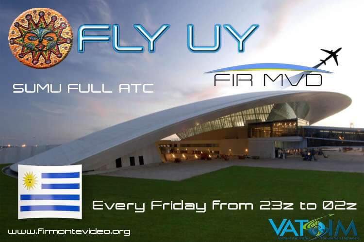 vatsimuy's tweet photo. Save the date! Next friday from 23 to 02 UTC. Full ATC at SUMU 🛩

Ya tenes tus planes para este viernes, de 23 a 02 UTC. Full ATC en Carrasco - SUMU ✈️

@vatsim @vatsur

#vatsim #vatsimevent #VATSIMWEEKEND https://t.co/WtSxxaDiYy