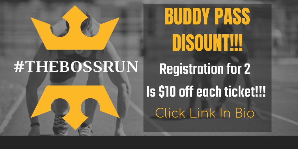 thebossrun's tweet photo. No there’s no excuse!! Bring a friend, save money, network, RUN 🏃🏿‍♀️ https://t.co/kbfSYk3nA0
