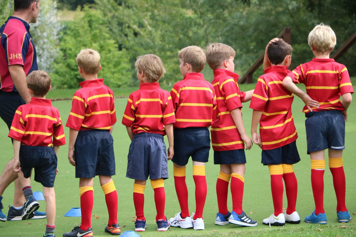 Moulsford's tweet photo. It is wonderful to see our brand new sports kit in action on the first day back - looking great boys! #reversibleshirts #tagrugby https://t.co/UGOm4tUBMQ