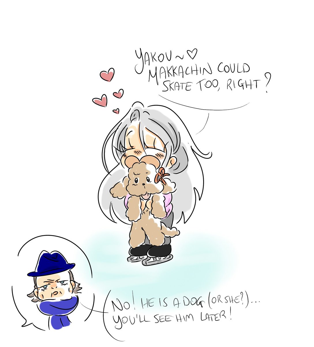 CinderellaKun's tweet photo. Ice Adolescence - Level rebellion: fluff 💜

#ユーリonice #YuriOnIce #iceadolescence #yurionicemovie #victornikiforov #YOI #yoimovie #makkachin #makka #yakovfletsman #viktornikiforov #youngvitya #figureskating #skatingfail #rebellion https://t.co/hS4HhYw8g3