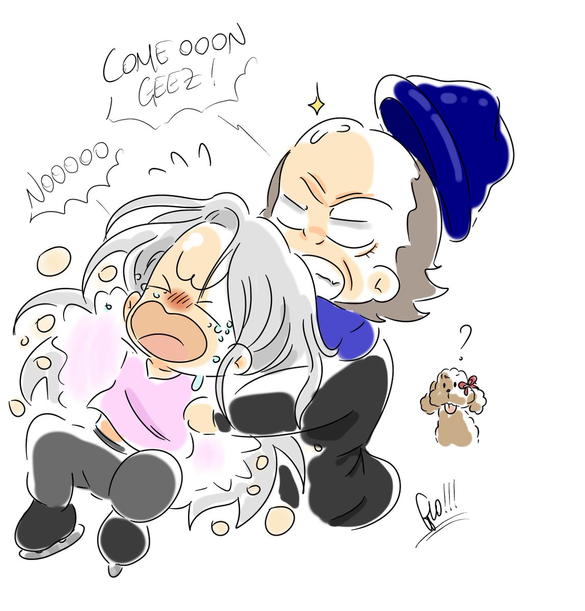 CinderellaKun's tweet photo. Ice Adolescence - Level rebellion: fluff 💜

#ユーリonice #YuriOnIce #iceadolescence #yurionicemovie #victornikiforov #YOI #yoimovie #makkachin #makka #yakovfletsman #viktornikiforov #youngvitya #figureskating #skatingfail #rebellion https://t.co/hS4HhYw8g3