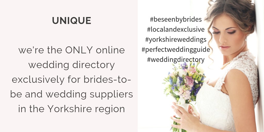 Why list in your local Perfect Wedding Guide? Here's reason number 5 ...... buff.ly/2MDkFr8