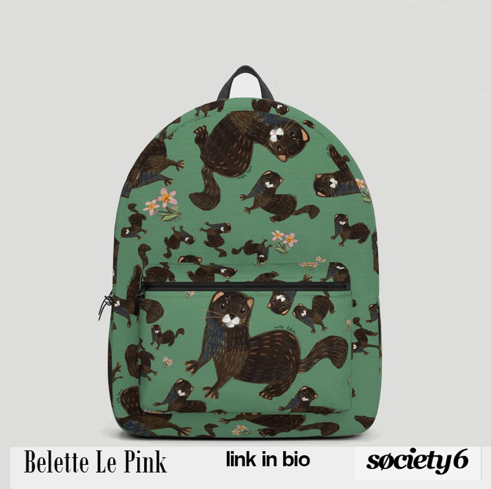BeletteLePink's tweet photo. up tp 40% OFF #LaborDaySale on my @society6 
@BeletteLePink designs for #LaborDayWeekend 
#animalart #animaldecor #baggage #backpacks #giftideas #sales #discount #society6 @Society6max @society6home #weasels #ferrets #totebags #studiobags #pouches
https://t.co/u8BPNPpHy0 https://t.co/CiAYZsV4q8