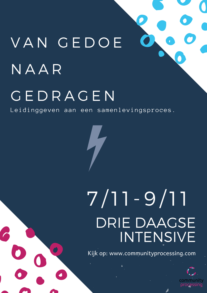 ankesiegers's tweet photo. In November gaan we er weer voor! Wat is #communityprocessing ? Hoe werkt het? Wat maakt het zo succesvol en waar kun je het toepassen? Wil je ook leren hoe je een proces kunt leiden zodat groepen in gespannen situaties tot een gedragen besluit kunnen komen? Nog 2 plekken! https://t.co/WxB7iWgRXF
