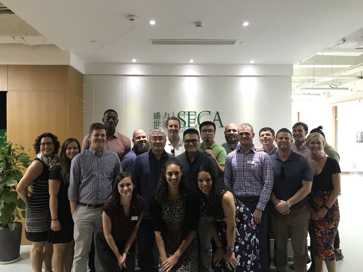 oregonmba's tweet photo. Next two visits we had today were with the Shanghai Sharks and SECA. We learned a great deal from Sheng Li, President and CEO of SECA. Sheng was full of wisdom and his sports knowledge in China is no joke. Oh, and he met with Lebron James last week... #NoBigDeal #RealBigDeal https://t.co/726QFpN5Ry