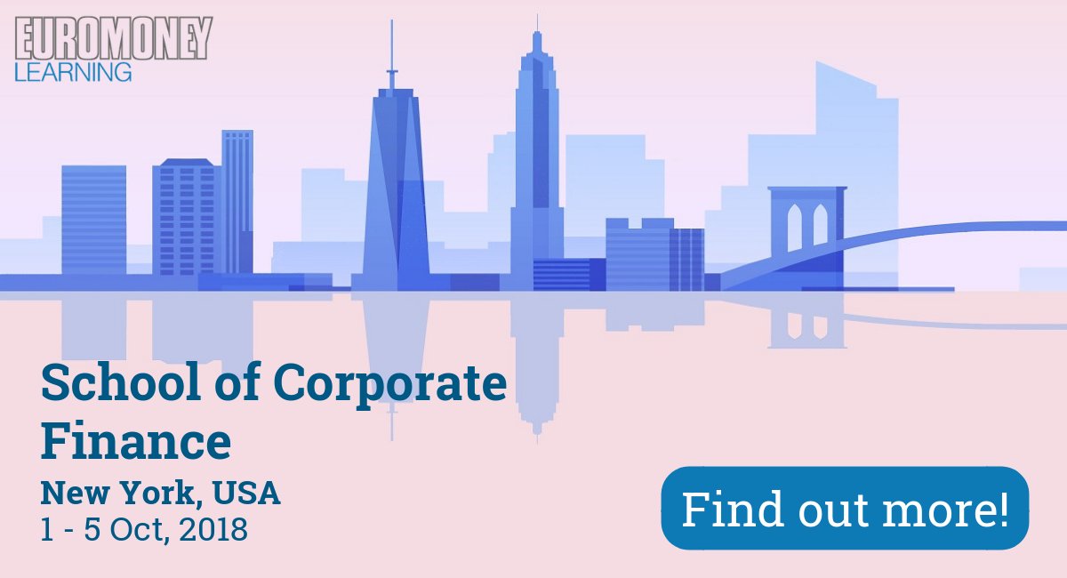 EuromoneyLearn's tweet photo. When putting together any #corporate #finance deal, the creation of value is vital. This intensive course will show you how to apply the principles of corporate finance correctly to help you maximise corporate value whilst mitigating financial risk https://t.co/66T0Un3xJ1 https://t.co/PWGODK98Pk