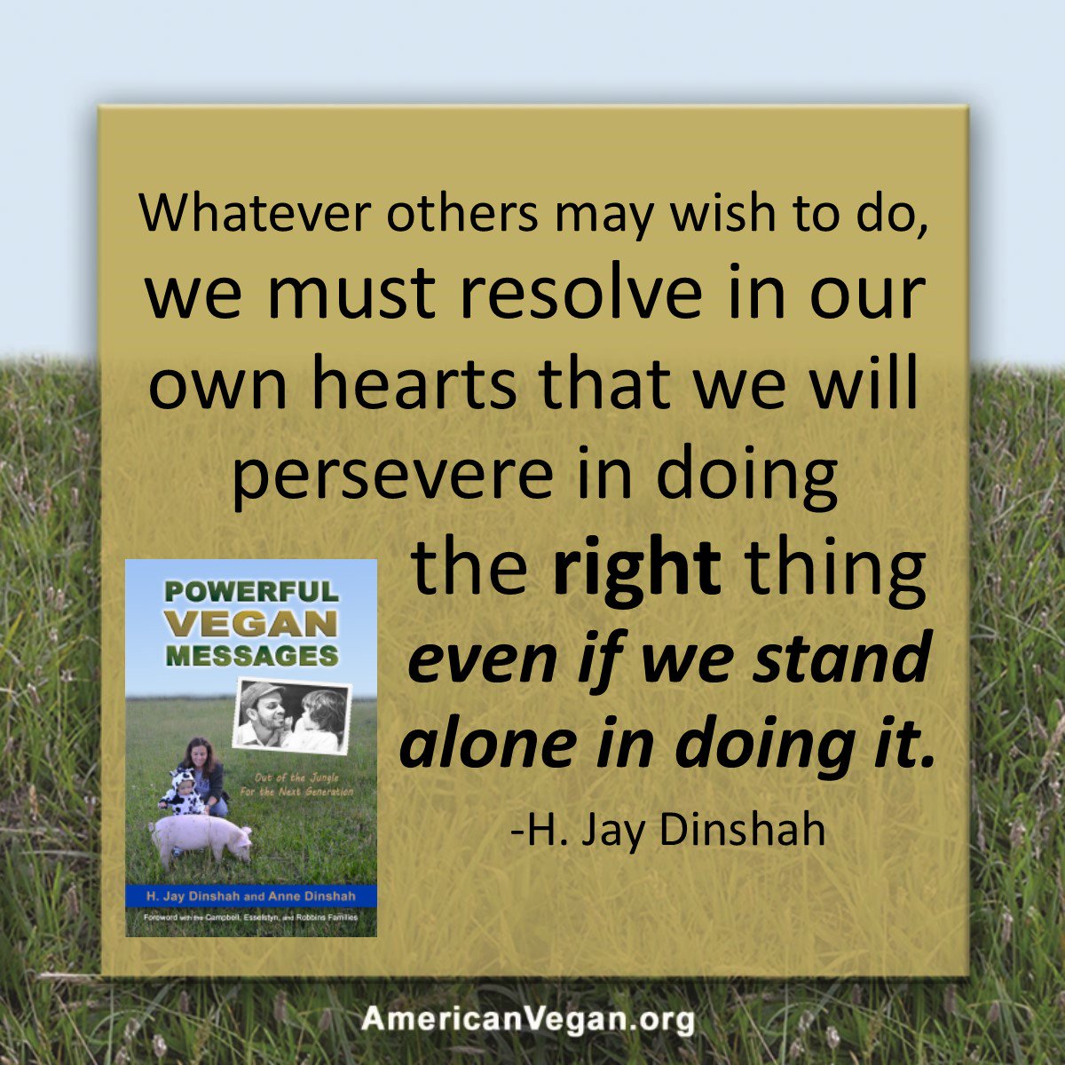 AmericanVeganS's tweet photo. Only 2 months until Dynamic Harmlessness Day (November 2), but you can celebrate every day! https://t.co/ydzf70EFjg
#americanvegansociety #dynamicharmlessnessday https://t.co/EYLRdUiNRz