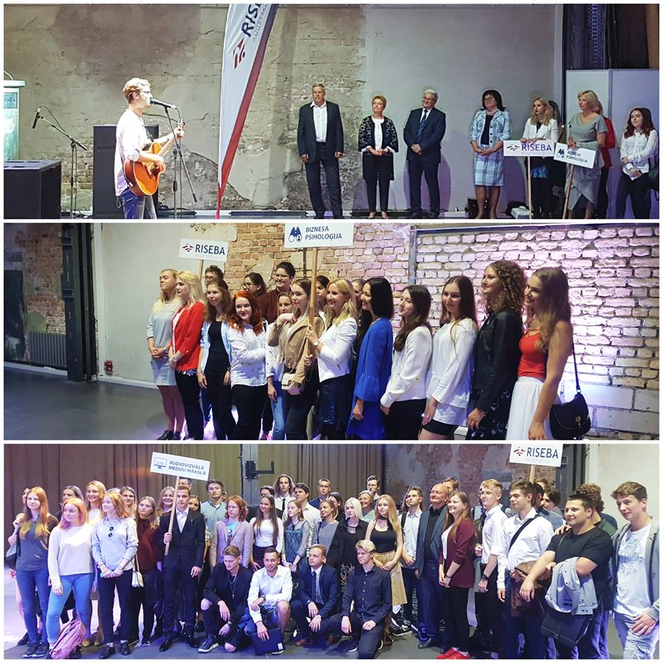 RISEBA_LV's tweet photo. Jaunais studiju gads #RISEBA ir atklāts! 🎓🎉  😊 https://t.co/9ELb2G5fIT
