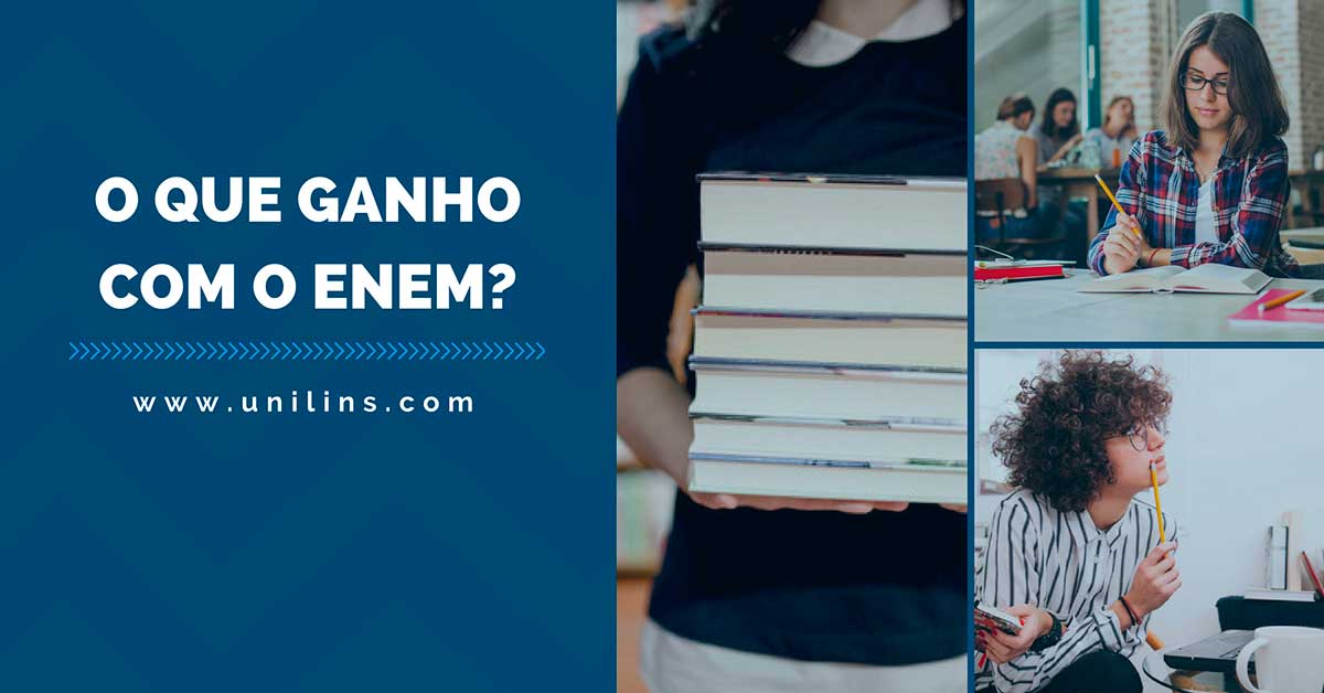 O que eu ganho com o Enem? 
 Conheça alguns benefícios do Enem! goo.gl/AgXmAj