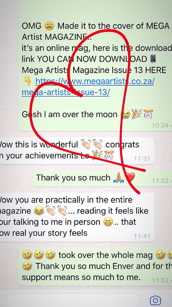 lethaboLejoy's tweet photo. DOWNLOAD๐ฑand tag me
Mega Artists Magazine Issue 13 HERE ๐ https://t.co/dYkVoBZXYB #talktomelejoy #GirlsTalkZA https://t.co/xBgSME1vWd