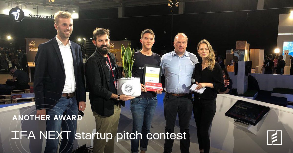 Vitesy_Tw's tweet photo. We are currently in Berlin at IFA, the most important trade show for consumer electronics and home appliance. Guess what? We won the @IFA_Berlin NEXT startup pitch contest focused on Smart Home! 🏆 We are always proud to talk about our journey and our innovative products. #ifa18 https://t.co/QFAuzxhEc3