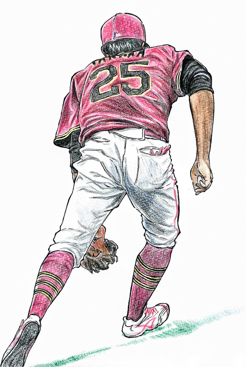 すあま プロ野球選手のカッコいい背中を愛でるタグ マジか イラストもokなのか 何度も載せすぎてるしアイコンにもしてるからわざわざ載せることないかもしれないけど ほんとに自分でも大好きな絵なので 愛でる