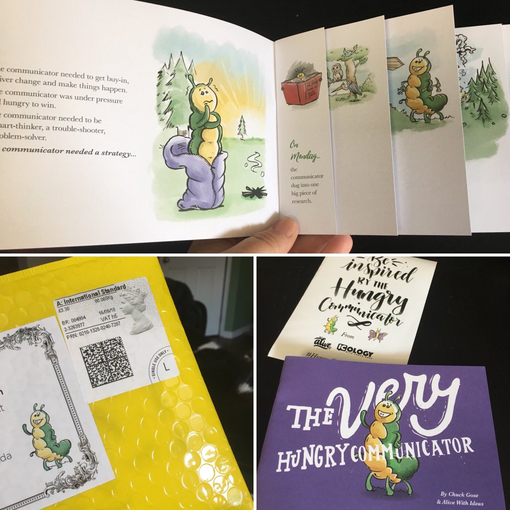 TepRichardson's tweet photo. Loving my copy of #HungryCommunicator and can’t wait to share its #strategy and #leadership ideas with my colleagues. Thank you @alivewithideas for the overseas shipment! https://t.co/1hpVIa8Ln6