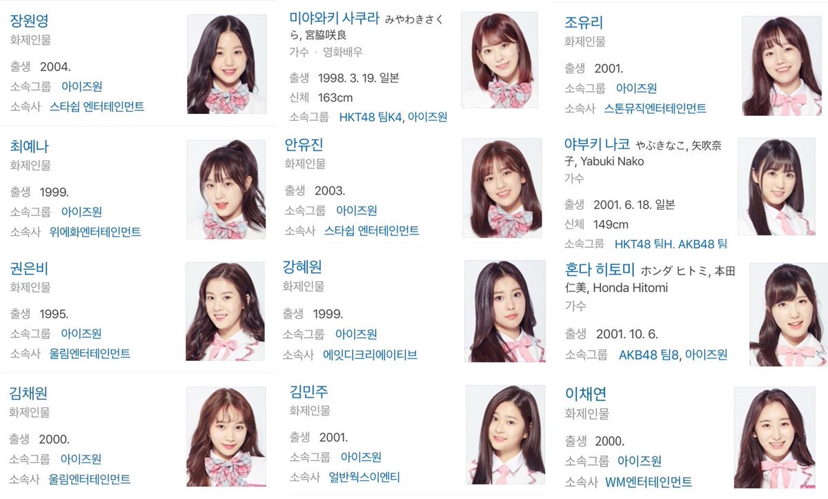 IZ*ONE GLOBAL on Twitter: "[INFO] [TRANS] - 180903 Naver has updated