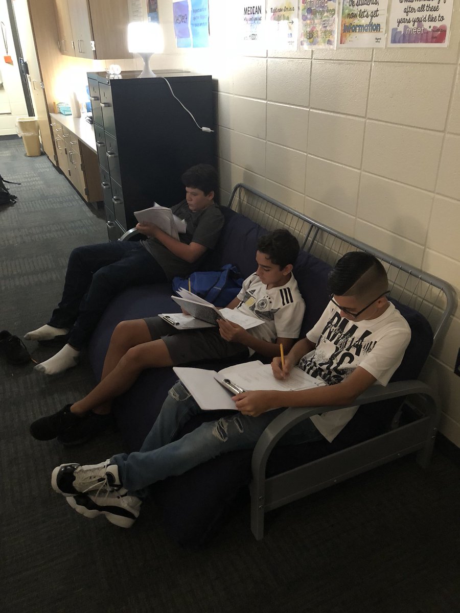 SandersBIS's tweet photo. Testing out the different seating options during review! #flexibleseating https://t.co/Ttp7EGduOy