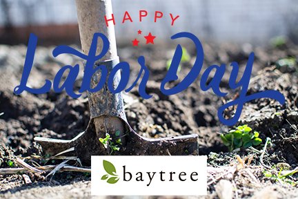 BaytreeLand's tweet photo. Wishing our team a happy Labor Day! We celebrate you today for all the hard work that you do. We hope everyone is enjoying this nice, long weekend. Happy Labor Day
#baytreelandscape #baytreeteam https://t.co/Zox60ZypxE