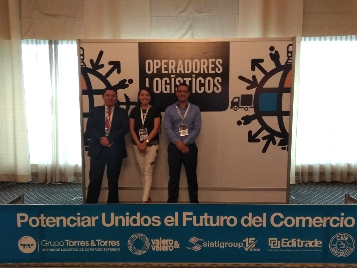 AsologEcuador's tweet photo. #Asolog Encuentro Internacional de Operadores Logísticos #GOL #Guayaquil @AngieIntriagoC @Pipotobar @CBSNetEc https://t.co/zOr4JRHt79