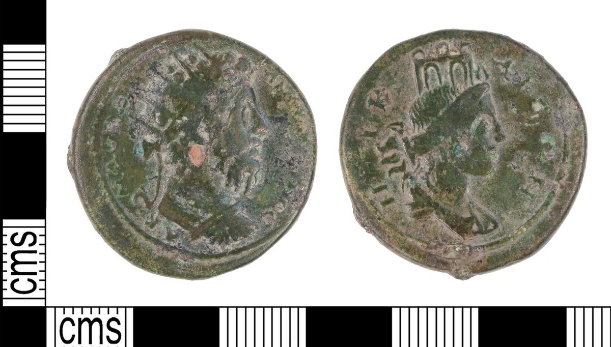 Kent_Finds's tweet image. Thanks to #GladiatorFilm #Commodus is one of the best known #Emperors of the #MonthOfAugusti. Playboy and play acting gladiator he somewhat destroyed the legacy of his father. 

See below for info on this unusual coin (KENT-9A56A7) of Commodus.
#RomanEmpire
#RecordYourFinds