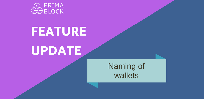 primablock's tweet photo. Great news everyone! 😀We have just released a new feature that allows our users to Name their Wallets 💼
👉https://t.co/FNPqFHAXqI
#crypto https://t.co/yIs7xFtoCf