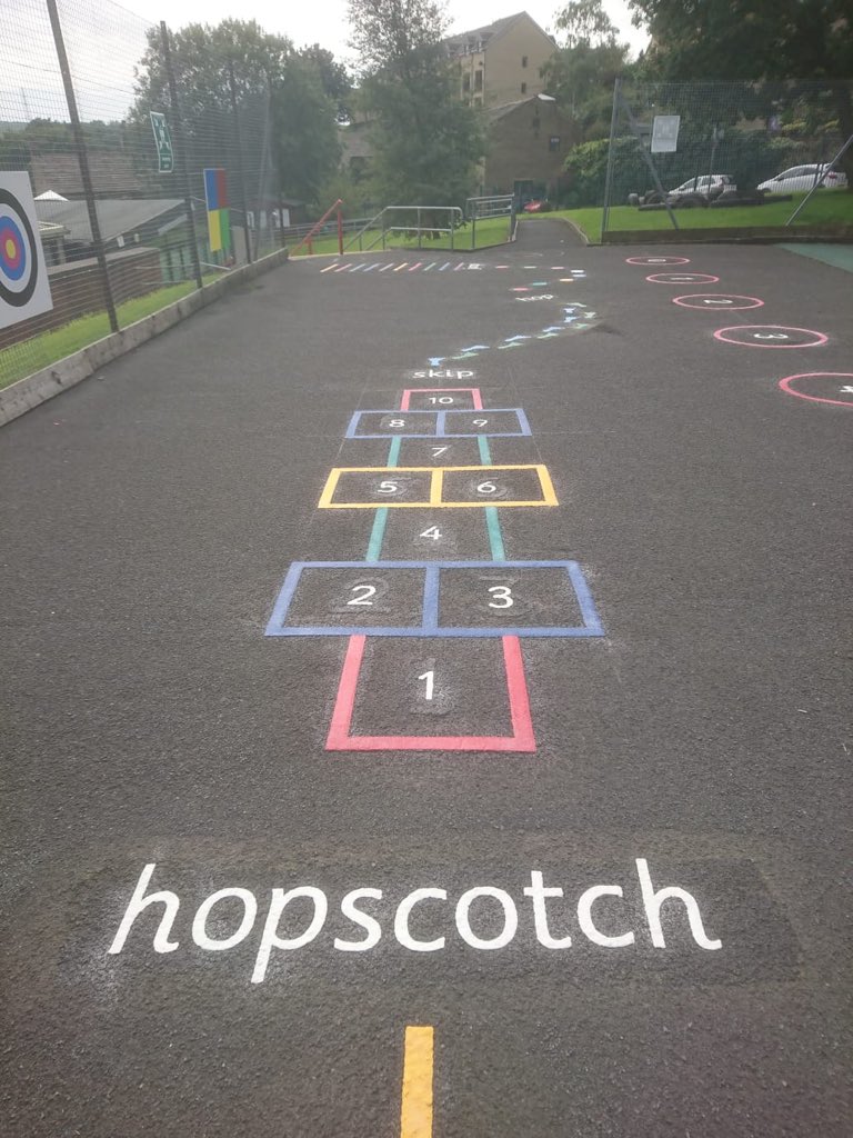 PlayScapeEng's tweet photo. Thermoplastic playground markings installed ready for Autumn term @apiplay @QAEducation #school #playgroundgames #playgroundmarkings #thermoplasticMarkings https://t.co/DKQDh0lCa0