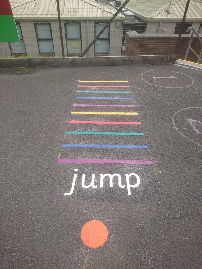 PlayScapeEng's tweet photo. Thermoplastic playground markings installed ready for Autumn term @apiplay @QAEducation #school #playgroundgames #playgroundmarkings #thermoplasticMarkings https://t.co/DKQDh0lCa0
