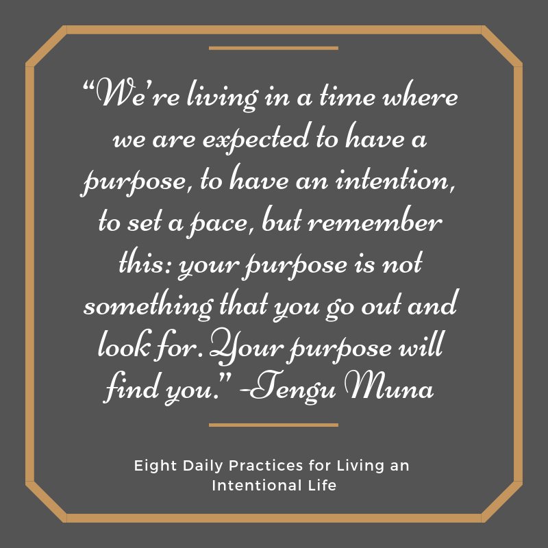 AchaiboClinical's tweet image. “We’re living in a time where we are expected to have a #purpose, to have an intention, to set a pace, but remember this: your purpose is not something that you go out and look for. Your purpose will find you.” - #TenguMuna, #EightDailyPractices for Living an #IntentionalLife