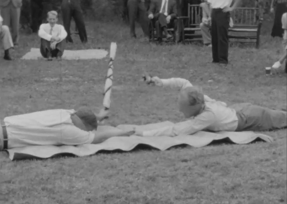 FDRLibrary's tweet photo. On #LaborDayWeekend 1934, the #Roosevelts threw one of their famous hot dog picnics at #Valkill complete with beer and lawn games with friends and family. Watch the full clip: https://t.co/3qnVJvEtOK @NPS_HydePark https://t.co/T8e7vM4NBV