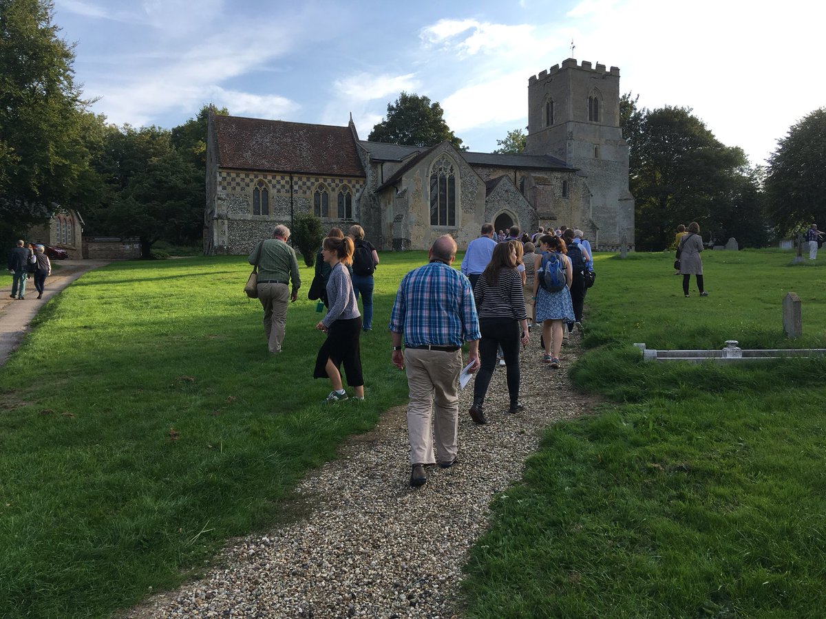 dr_frankli1's tweet photo. This year’s conference #BAACambridge exploring wonderful St Botolph #Hadstock https://t.co/9wlskGDqBy